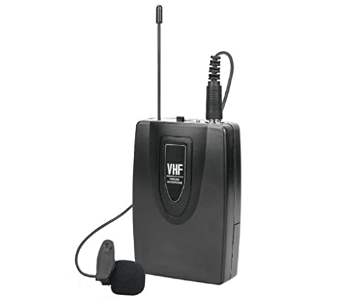 Aglow.It Microfono Wireless Lavelier W736, Microfono Con Clip Wireless, Microfono Palmare In Vhf, Microfono Alta Qualità Distanza 30M Segnale Stabile