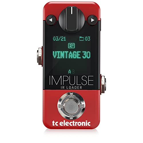 Tc Electronic Impulse Ir Loader Cab Sim E Caricatore Ir Con 25 Ir Integrati, 12 Modelli Ufficiali Di Cabina Celestion, 99 Slot Ir, Modalità A/B E Supp