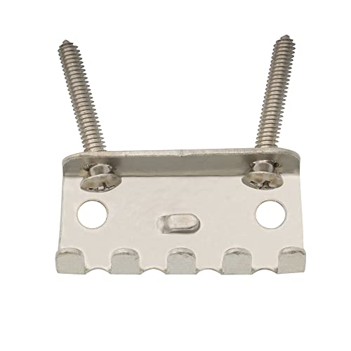 Musiclily Pro Acciaio Attacco Per Molle Ponte Tremolo Chitarra Elettrica, Nickel