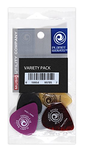 Planet Waves Assorted Guitar Picks, 5 Pack, Medium