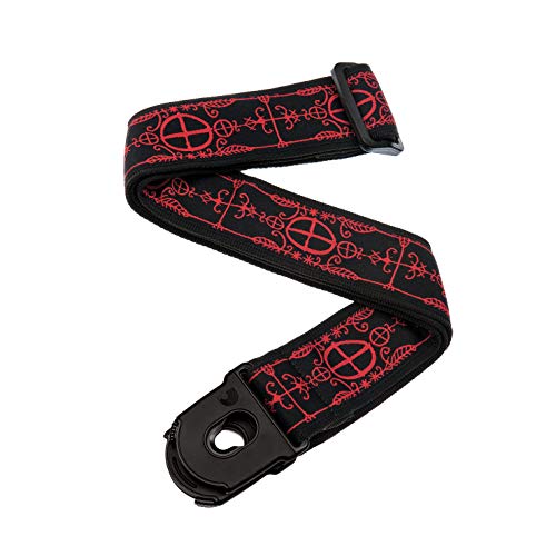 Planet Waves 50Pla12 Tracolla Per Chitarra Con Sistema Di Aggancio Planet Lock, Multicolore (Voodoo)