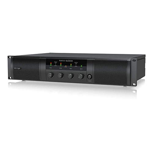 Behringer Nx4-6000 Finale Di Potenza 4 X 1600 Watt 4 Canali Con Compensazione Automatica Dell' Impedenza