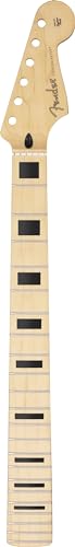 Fender® »Player Series Stratocaster® Neck - Block Inlays« Manico Per Chitarra Elettrica | Maple | Modern-C Profilo | 22 Tasti Medium Jumbo | 9.5" Ragg
