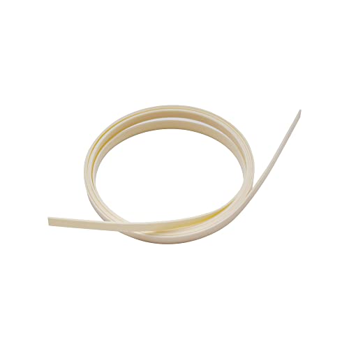 Musiclily Basic Plastica Abs Binding Chitarra 1650X6,5X1Mm Per Chitarra Classica Acustica, Avorio