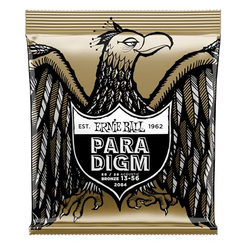 Ernie Ball, Paradigm Medie 80/20 Bronzo, Corde Per Chitarra Acustica, Diametro 13-56