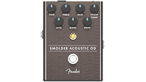 Fender® »Smolder Acoustic Od« Overdrive Pedale Effetto Per Chitarra Acustica