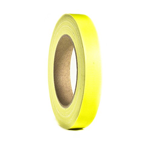 Adam Hall Accessories 58064 Nyel - Nastro Adesivo Gaffer Giallo Neon 19 Mm X 25 M