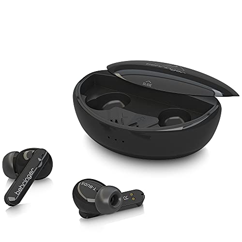Behringer T-Buds Auricolari Stereo True Wireless Ad Alta Fedeltà Con Bluetooth E Cancellazione Attiva Del Rumore