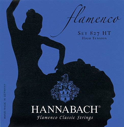 Hannabach Corde Per Chitarra Classica, Serie 827 Tensione Alto Flamenco Classic - Set Di 3 Corde Cantini (Mi1+Si2+Sol3)
