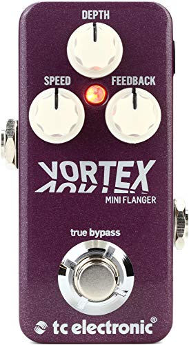 Tc Electronic Vortex Mini Flanger Pedale Flanger Compatto Con Tecnologia Toneprint Integrata