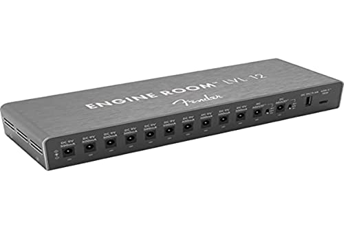 Fender® »Engine Room™ Lvl12 Power Supply« Alimentazione Centrale Per I Pedali Effetti - 10X 9V/Dc 500Ma / 2X 9V/12V/18V (Commutabile)