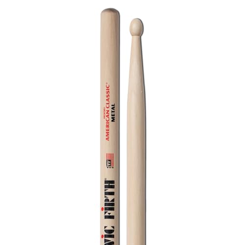 Vic Firth - Bacchette Per Batteria Serie American Classic® - Metal - Hickory Americano - Punta Di Legno