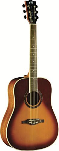 Eko Guitars - One D150 Vintage Burst Chitarra Acustica Dreadnought Serie One, Top Abete Laminato,Fasce E Fondo In Mogano Sapeli Laminato, Manico In Mo