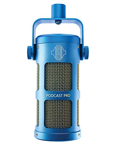Sontronics Podcast Pro Microfono Dinamico Blu Per Podcast, Trasmissione, Streaming E Videoconferenza