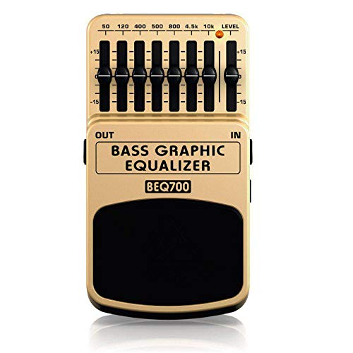 Behringer Beq700 Bass Graphic Equalizer Effetto Pedale Equalizzatore Grafico 7 Bande Per Basso