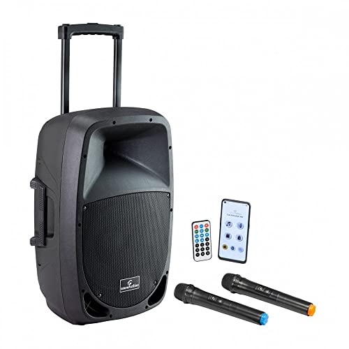 Pa Port. A Batteria Soundsation Go-Sound 12Air Mp3 Bt 2 Mic Vhf App Control
