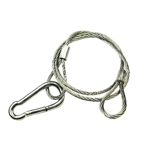 Karma Italiana Safe 5Mm 0.95M Argento Cavo Di Sicurezza