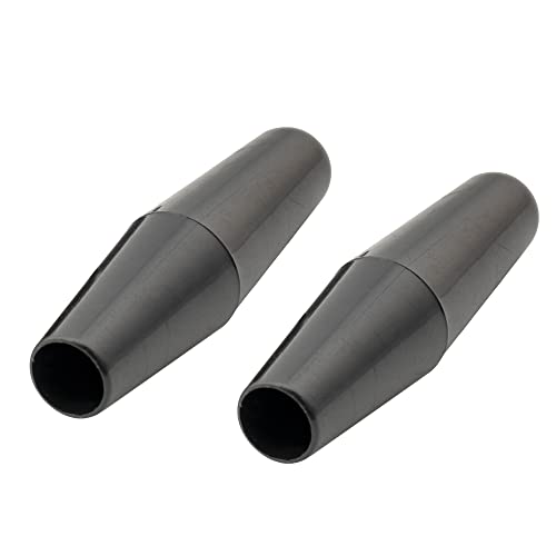 Musiclily Basic Plastica Tappo Manopola Per Leva Tremolo M6 Chitarra Elettrica Tipo Strat, Nero (Set Di 2)