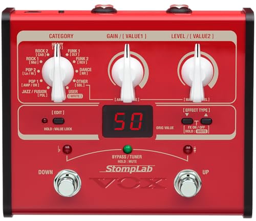 Vox Stomplab1B Modeling Bass Guitar Multi-Effects Pedal (Japan Import)