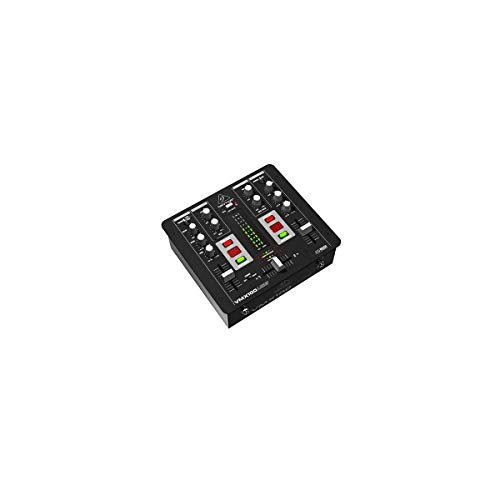 Behringer Vmx100Usb Pro Mixer Dj 2 Canali Con Contabattute + Ingresso Microfono + Interfaccia Audio Usb + Software Gratuito