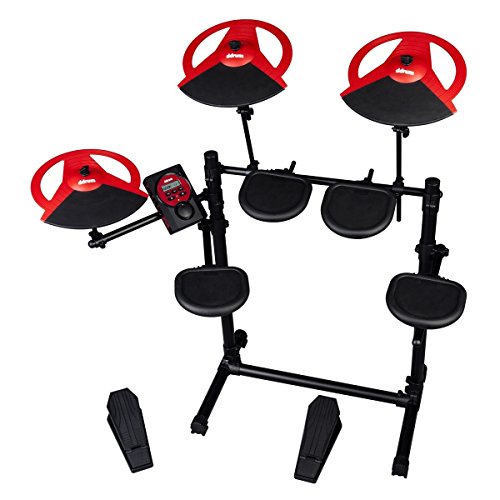 Ddrum Dd Beta - Batterie Elettronica Per Principianti, Colore Rosso/Nero