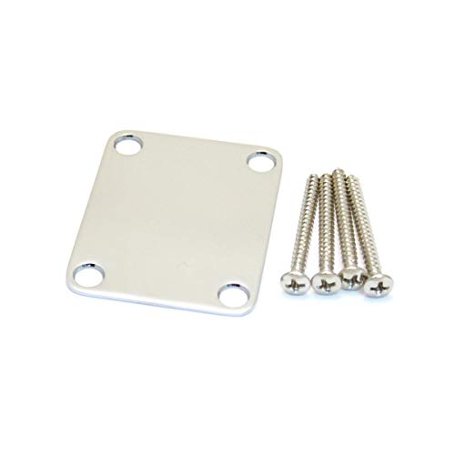 Fender 099 – 1447 – 100 Neck Plate Vintage Plain Cromo – Piastra Per Manico
