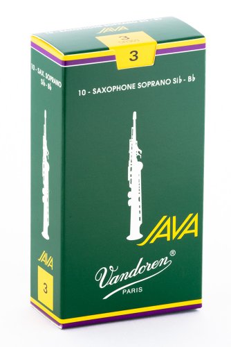 Vandoren Sr303 Box 10 Ance Java Verdi 3 Sax Soprano