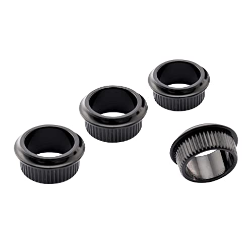 Musiclily Pro 18Mm Boccole Accordatore Meccaniche Per Basso Elettrico Stile Aperto Tuning Pegs, Nero (Set Di 4)