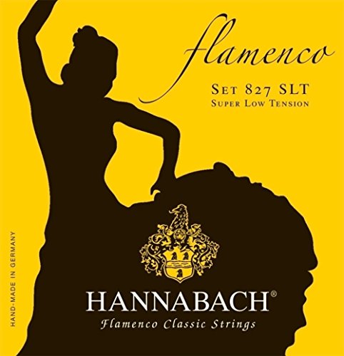 Hannabach Corde Per Chitarra Classica, Serie 827 Tensión Extra Basso Flamenco Classic - Set Di 3 Corde Cantini (Mi1+Si2+Sol3)