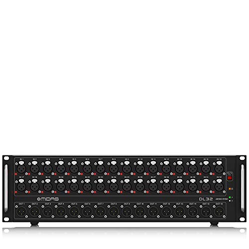 Midas Dl32 32 Input, 16 Output Stage Box Con 32 Preamplificatori Microfonici Midas, Interfacce Ultranet E Adat