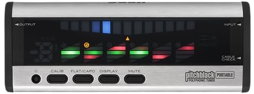 Korg Pitchblack Portable Sintonizzatore Polifonico, Silver
