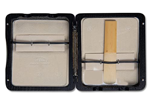 Gewa 751004 Astucci Per Ance Clarinetto 6 Ance, Laccato, Nero