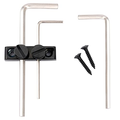 Musiclily Pro Porta Brugole Per Paletta Chitarra Basso Ponte Tremolo Floyd Rose, Nero