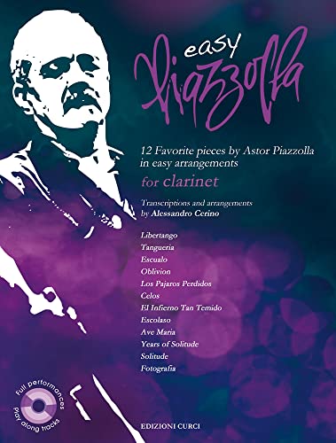Easy Piazzolla: Clarinet (Book/Cd). For Clarinetto