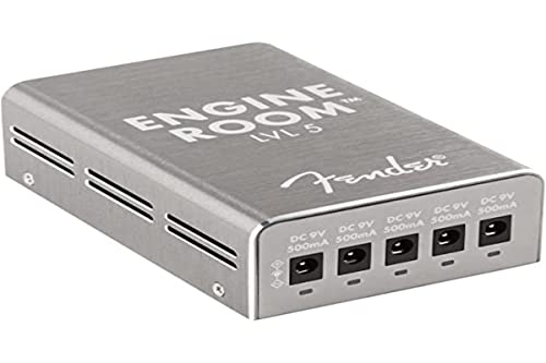 Fender® »Engine Room™ Lvl5 Power Supply« Alimentazione Centrale Per I Pedali Effetti - 5X 9V/Dc 500Ma