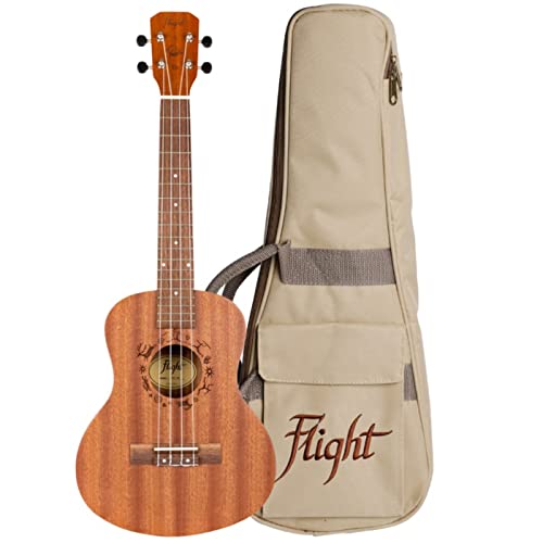 Flight Nut310 Tenor Ukulele In Natural Wood