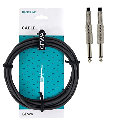 Gewa Cavo Per Strumenti Mono Basic Line 6 M (Jack Mono 6,3 Mm - Jack Mono 6,3 Mm) 190005
