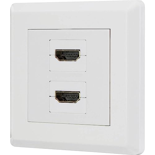 Renkforce Rf-4724258 Hdmi Adattatore [2X Presa Hdmi - 2X Presa Hdmi] Bianco Contatti Connettore Dorati