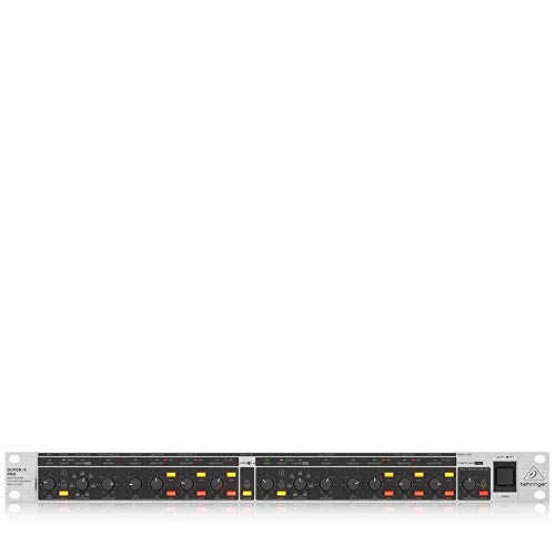 Behringer Cx3400 V2 Stereo Ad Alta Precisione Crossover A 2 Vie/3 Vie/Mono A 4 Vie Con Limitatori, Ritardi Regolabili E Correzione Del Clacson Del Cd