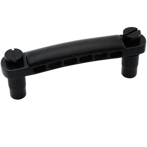 Musiclily Pro 52,5Mm 12 Corde Attaccacorde Stop Bar Tailpiece Tune-O-Matic Per Chitarra Elettrica Tipo Epiphone Les Paul Sg, Nero