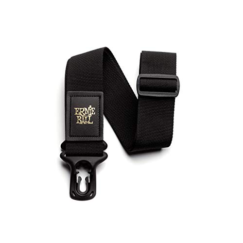 Ernie Ball, Tracolla Bloccante Per Chitarra Polylock, Colore Nero