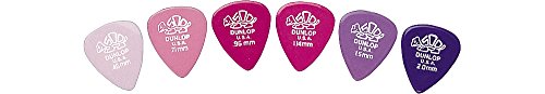 Dunlop Plettri Delrin 500, 2.0 Mm, Standard, Pacco Da 72 Pezzi