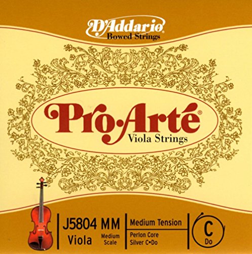 Corda Singola Do D'Addario Pro-Arte Per Viola, Medium Scale, Tensione Media