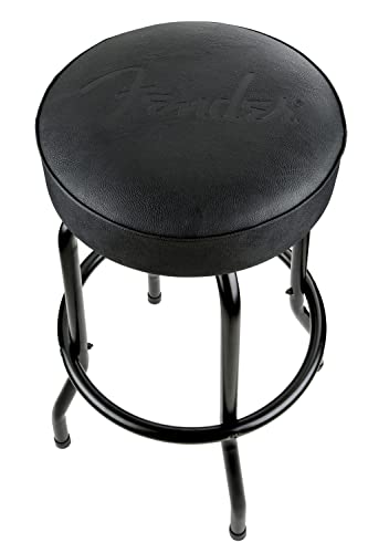 Fender Embossed Logo Barstool 30" (Black) - Sgabello