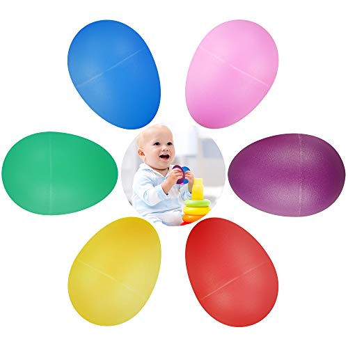 24 Pezzi Uova Giocattolo Uova Maracas Uova Plastica Pasqua Uova Giocattolo Per Bambini Uova Giocattoli Strumenti Musicali Favori Festa Forniture Music