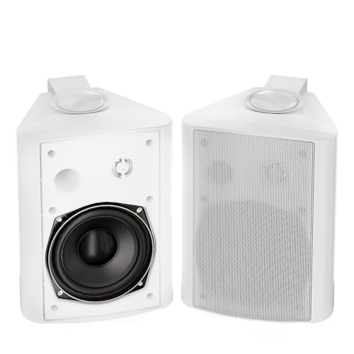Herdio 5,25 Pollici Esterni 200 Watt Altoparlanti Interni Con Potente Sistema Di Montaggio A Parete Compatibile Con Bluetooth