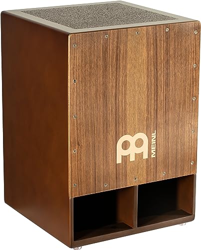 Meinl Percussion Subcaj5Wn - Cajon Jumbo Bass Subwoofer Con Faccia Frontale In Legno Di Noce