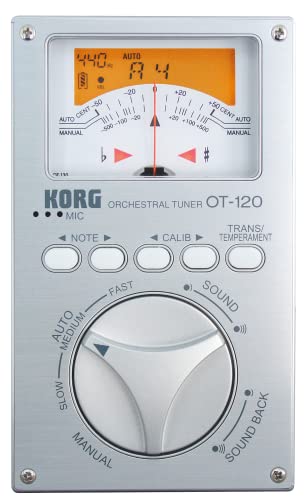 Korg Ot-120 Wide 8 Octave Chromatic Orchestral Tuner (Japan Import)
