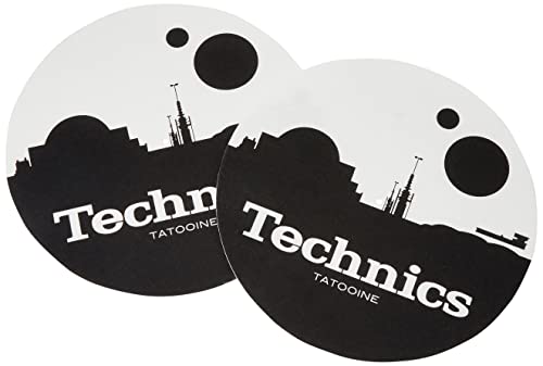 Magma 60677 Technics Slipmat Tatooine, Bianco, Nero