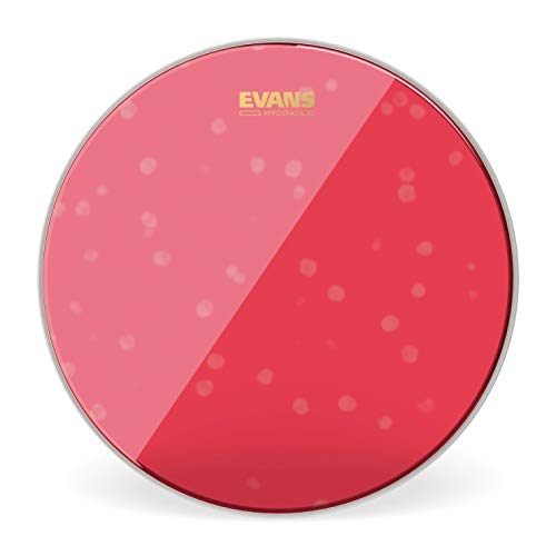 Evans Bd20Hr, Con Cilindro Idraulico, 20 Cm, Colore: Rosso, Per Grancassa
